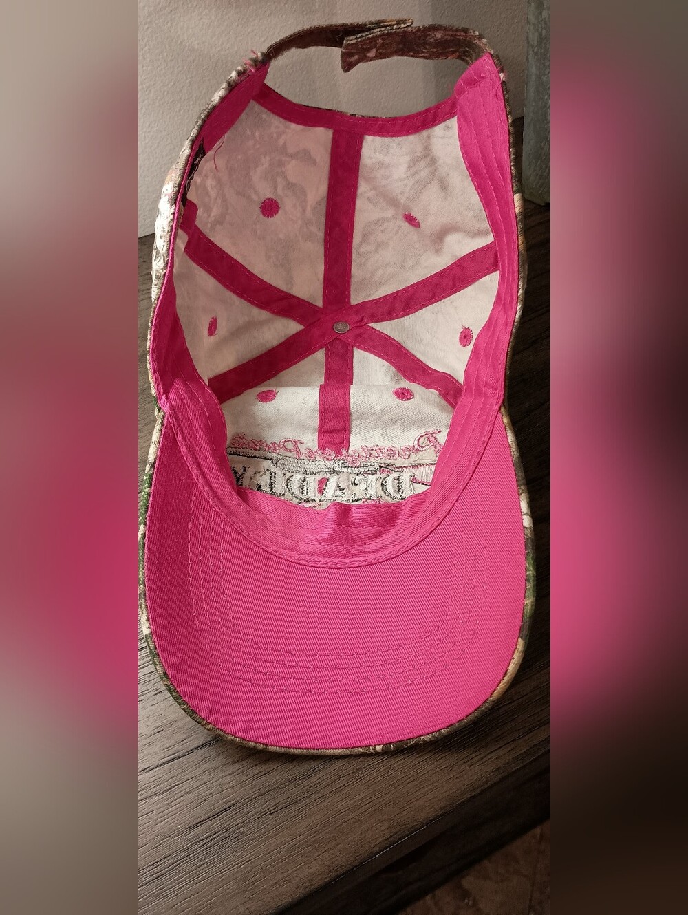 Realtree Pink and Camo Trim Cap - Picture 9 of 9